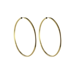 Runde Creolen Ohrringe 333 Gelbgold 28,5-60mm