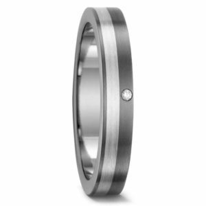 Damenring Titan mit Silber 51221 mit Diamant