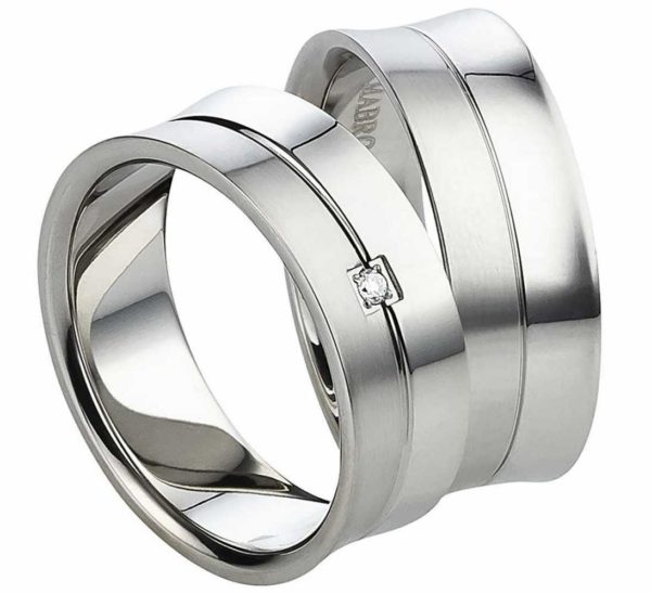 Partnerringe Edelstahl AB1024-AB1003