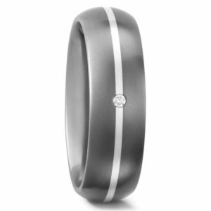 Damenring Titan mit Silber 50909 mit Diamant