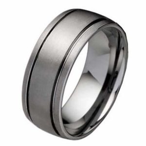 Damenring Wolframring DW113 Unisex - gratis Gravur