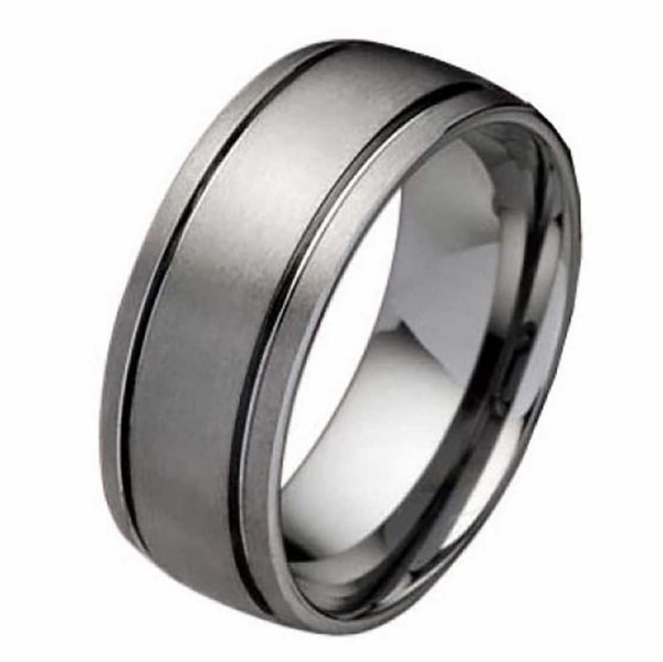 Damenring Wolframring DW113 Unisex - gratis Gravur