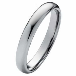 Damenring Wolframring DW139 ohne Stein