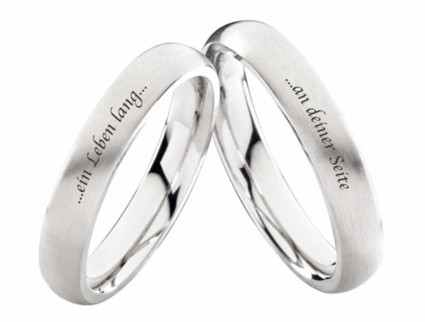 Partnerringe Edelstahl PE278