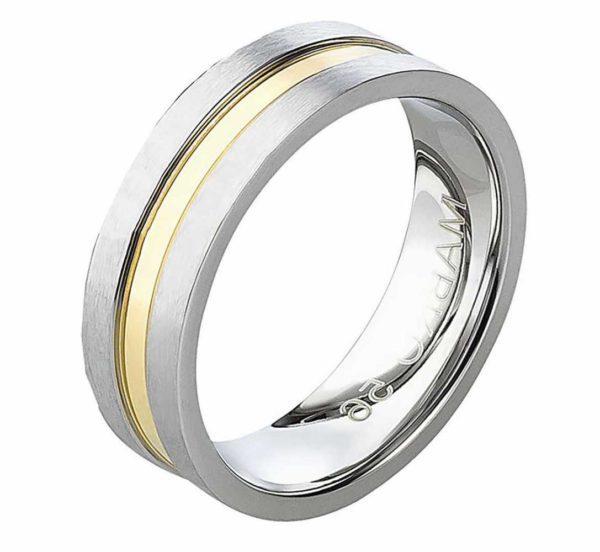 Herrenring Edelstahl AB1014 ohne Stein mit gratis Gravur
