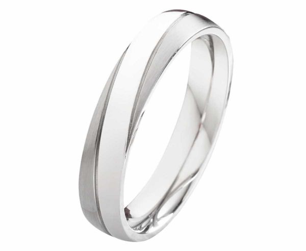 Herrenring Edelstahl HE181 ohne Stein mit gratis Gravur