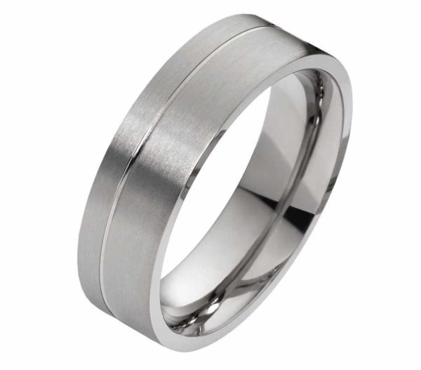 Herrenring Titanring HT018 mit gratis Gravur