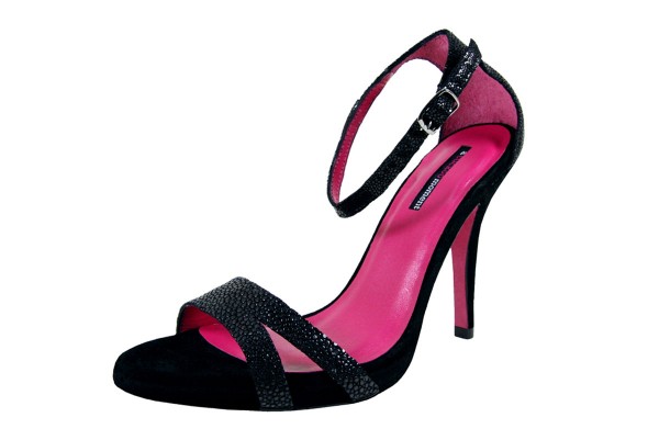 Justice - High Heels Rochenleder black