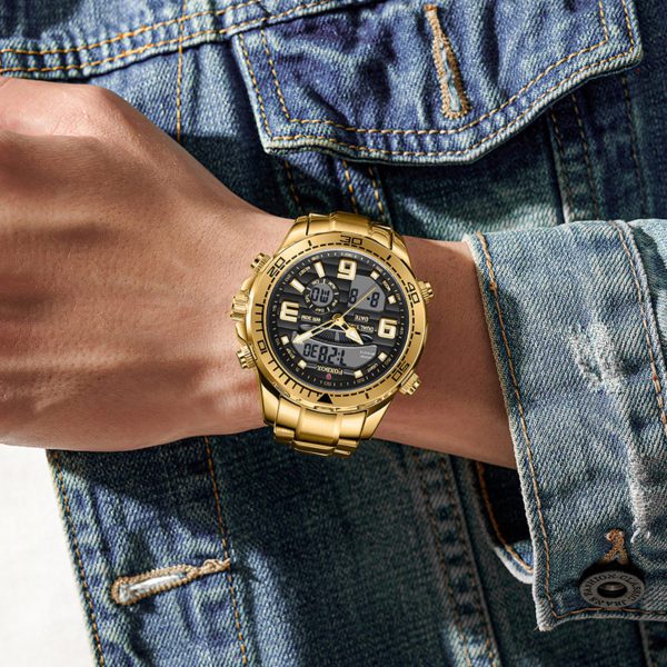 LIGE Military Luxus-Uhr mit vielen Funktionen – Bild 4