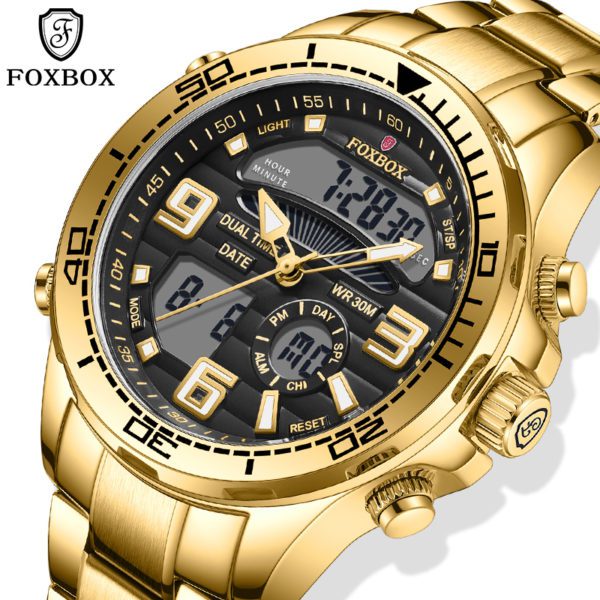 LIGE Military Luxus-Uhr mit vielen Funktionen