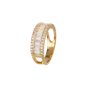 Ring Sterlingsilber vergoldet mit Topasen