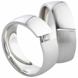 Schoene gravierbare Silberringe SR036-SR037