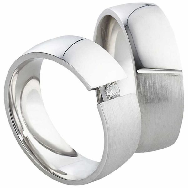 Schoene gravierbare Silberringe SR036-SR037
