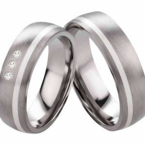 Partnerringe Titan PT175 Silber