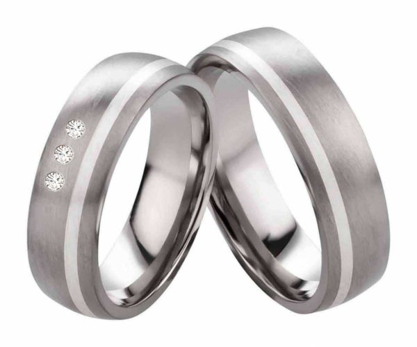 Partnerringe Titan PT175 Silber