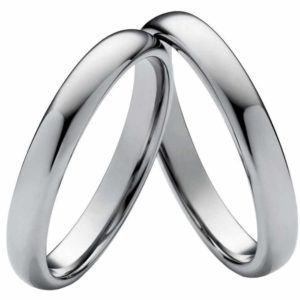 Partnerringe Wolframringe PW139 ohne Stein