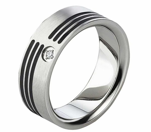 Damenring Edelstahl AB1548