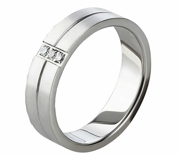 Damenring Edelstahl AB816