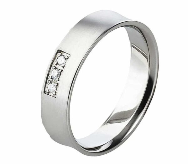 Damenring Edelstahl AB822