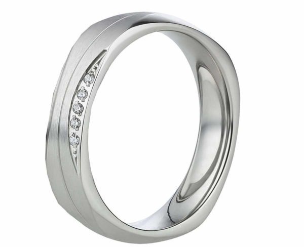 Damenring Edelstahl AB826