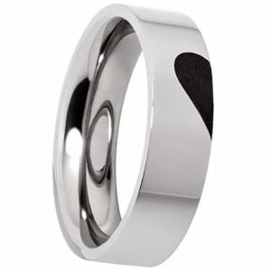 Damenring Titanring DT023 mit Herz