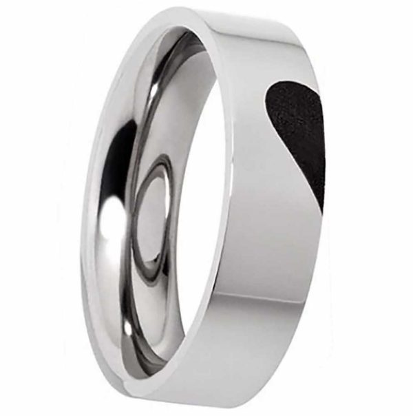 Damenring Titanring DT023 mit Herz