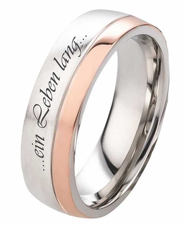 Herrenring Edelstahl HE338 mit aussengravur