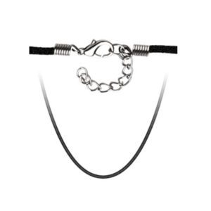 Kette groeÃƒÂŸenverstellbar Silber Samt Unisex