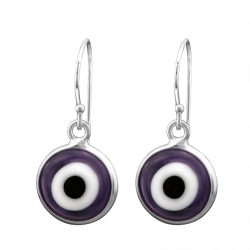 925 Sterling Silber Ohrhaken Ohrhaenger mit tuerkischem Auge Nazar Boncugu