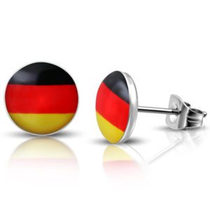 Ohrstecker Deutschland Silber aus Edelstahl Unisex