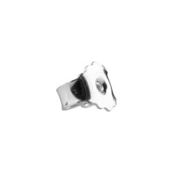 Ohrmutter 750 Weissgold 18ct Butterfly-Verschluss 6,5 mm