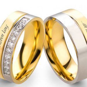 Partnerringe Edelstahl PE007