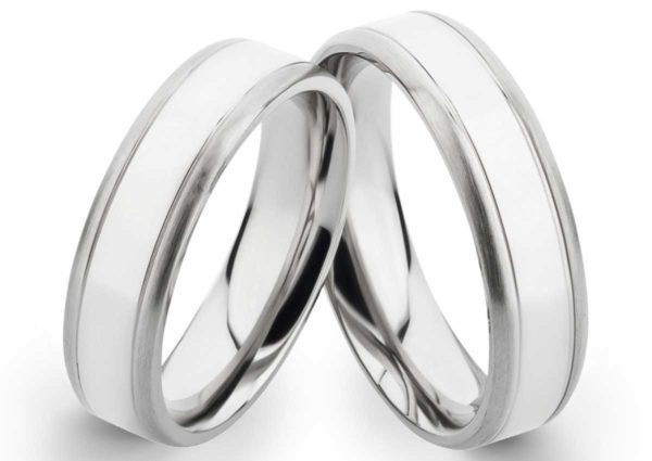 Partnerringe Edelstahl PE008