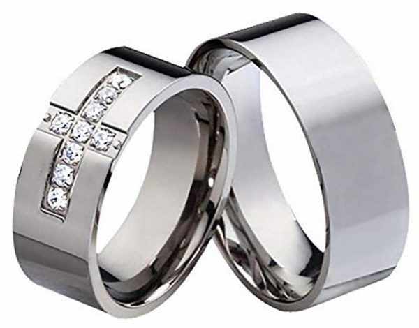 Partnerringe Titan PT015 Silber