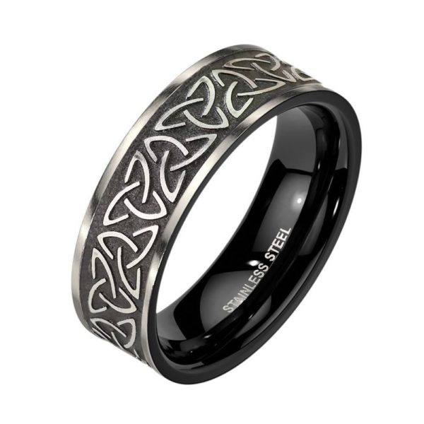 Ring mit gefasstem Kristall Silber aus Edelstahl Damen