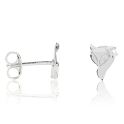 Fuchs Ohrstecker 925 Sterling Silber