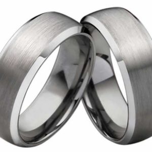 Partnerringe Wolframringe PW111 ohne Stein