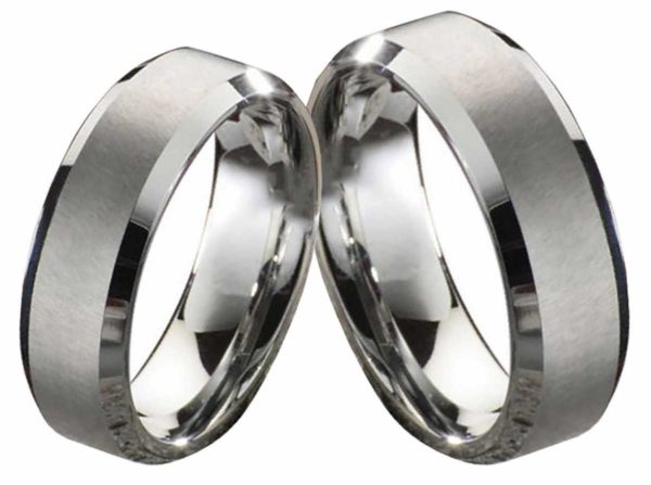 Partnerringe Wolframringe PW138 ohne Stein