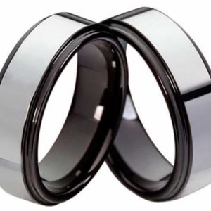 Partnerringe Wolframringe PW140 ohne Stein