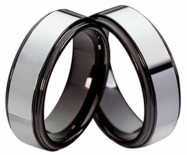 Partnerringe Wolframringe PW140 ohne Stein