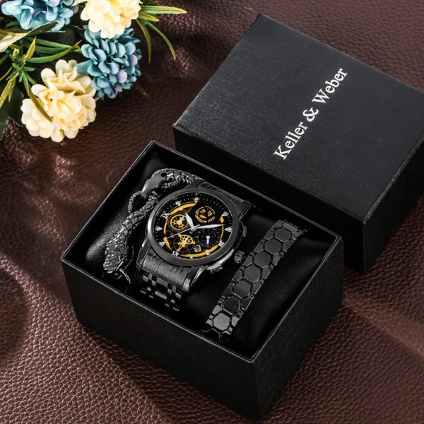 Uhren-Geschenk-Set-Uhr-Armbänder #01 – Bild 3