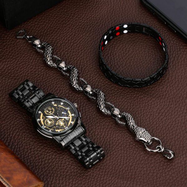 Uhren-Geschenk-Set-Uhr-Armbänder #01 – Bild 6