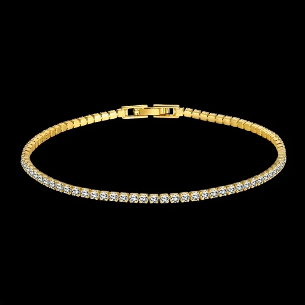 925 Sterling Silber verstellbare Tennis Armbänder für Frauen Party Accessoires trend ige elegante funkelnde Zirkon Braut Schmuck Geschenke – Bild 4
