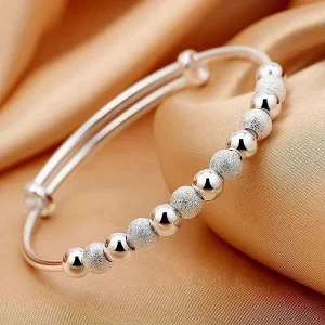 Charms Sterling Silber Luxus Perlen Armbänder Armreifen süß für Frauen Mode Party Hochzeit Schmuck verstellbar
