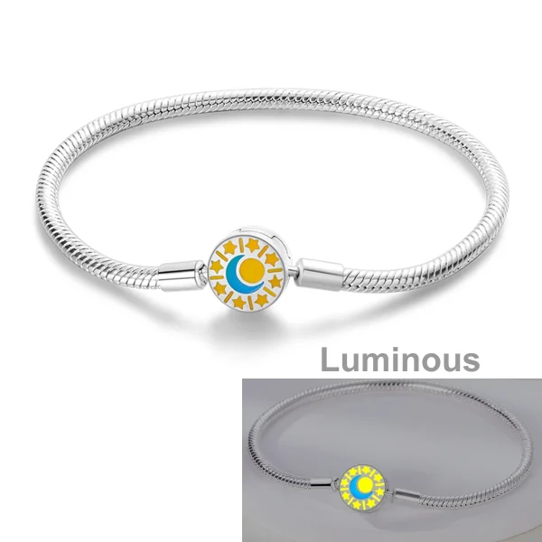 Original Herz Shell Schmetterling Fußabdruck Armband 925 Sterling Silber Fit Marke Me Charm Perlen Mode Frauen Armband Schmuck – Bild 5