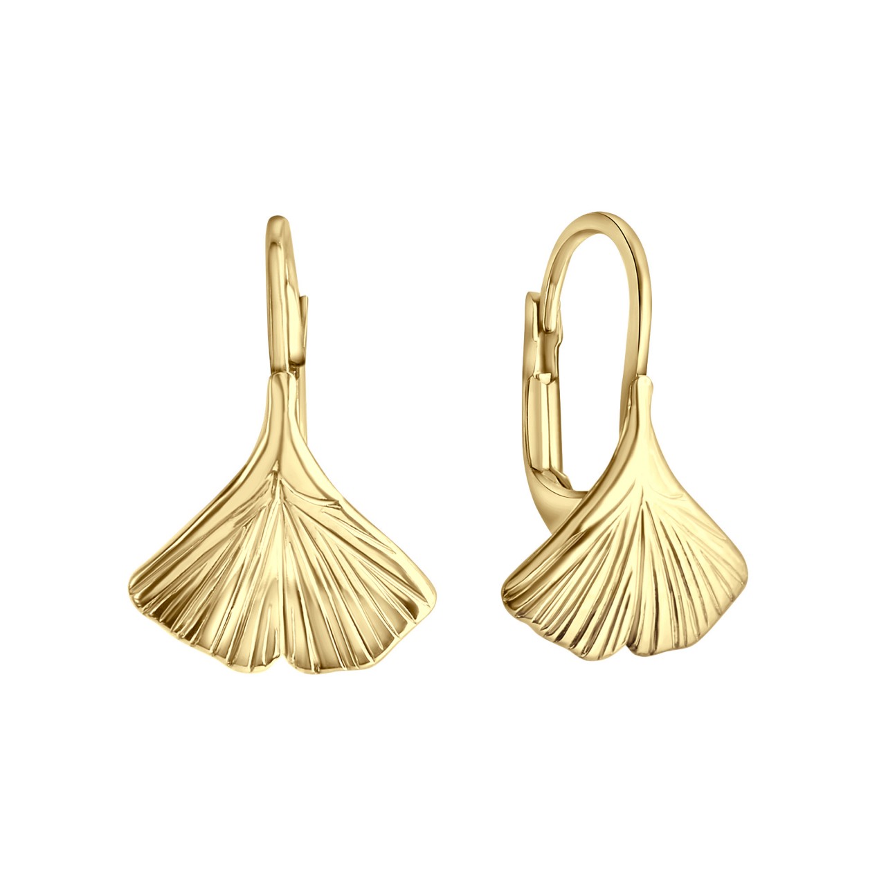 Echtschmuck Gelbgold Damen Ohrhänger Ohrringe 333 Gelbgold, 1 Paar