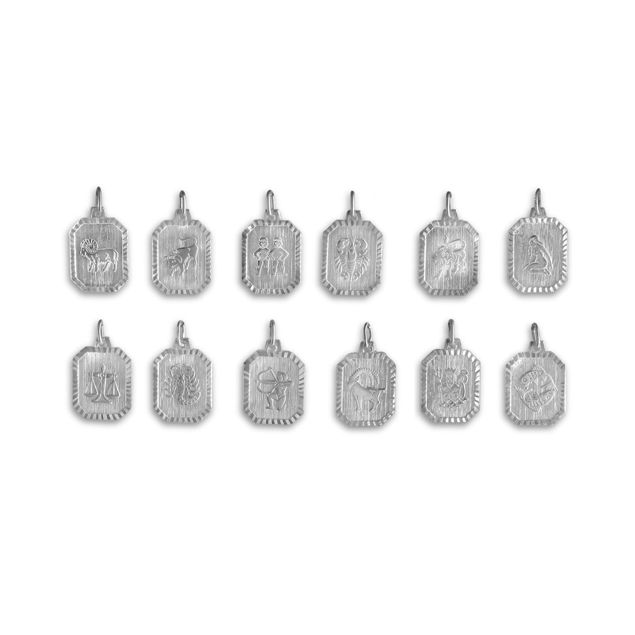 Echtschmuck Anhänger Sternzeichen Fische Damen 925er Sterling Silber rhodiniert 2,2cm