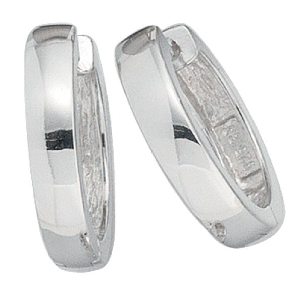 Creolen rund 925 Sterling Silber Ohrringe Silberohrringe Silbercreolen CJ