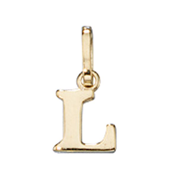 Anhänger Buchstabe L 333 Gold Gelbgold Buchstabenanhänger CJ