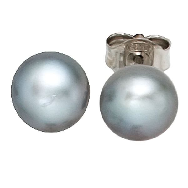 Ohrstecker 925 Sterling Silber 2 Süßwasser Perlen Ohrringe Perlenohrstecker CJ